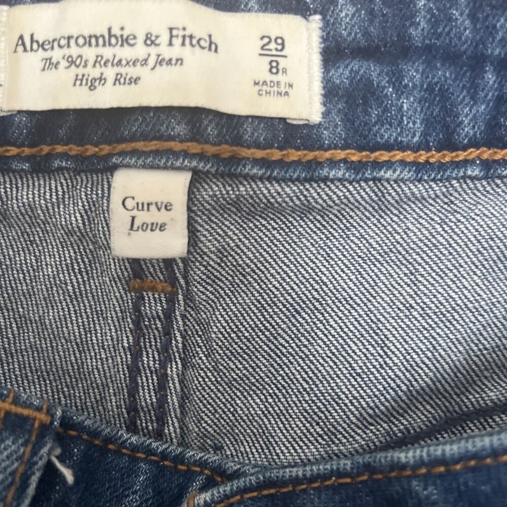 abercrombie fitch Women’s jeans Curve Love 90s Relaxed High Rise 29/8R - Picture 3 of 3